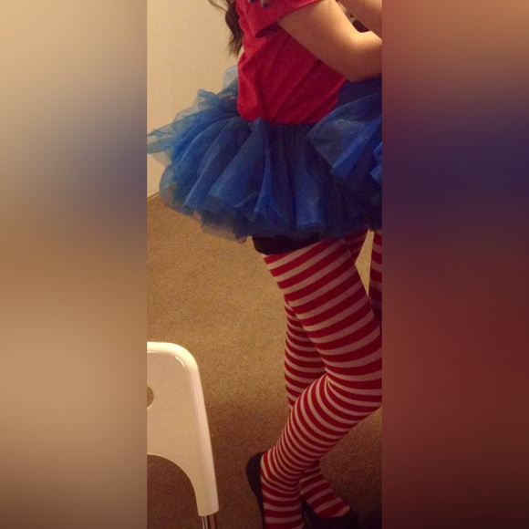 Blue Tutu Skirt for Dance or Halloween Costume - Picture 3 of 4